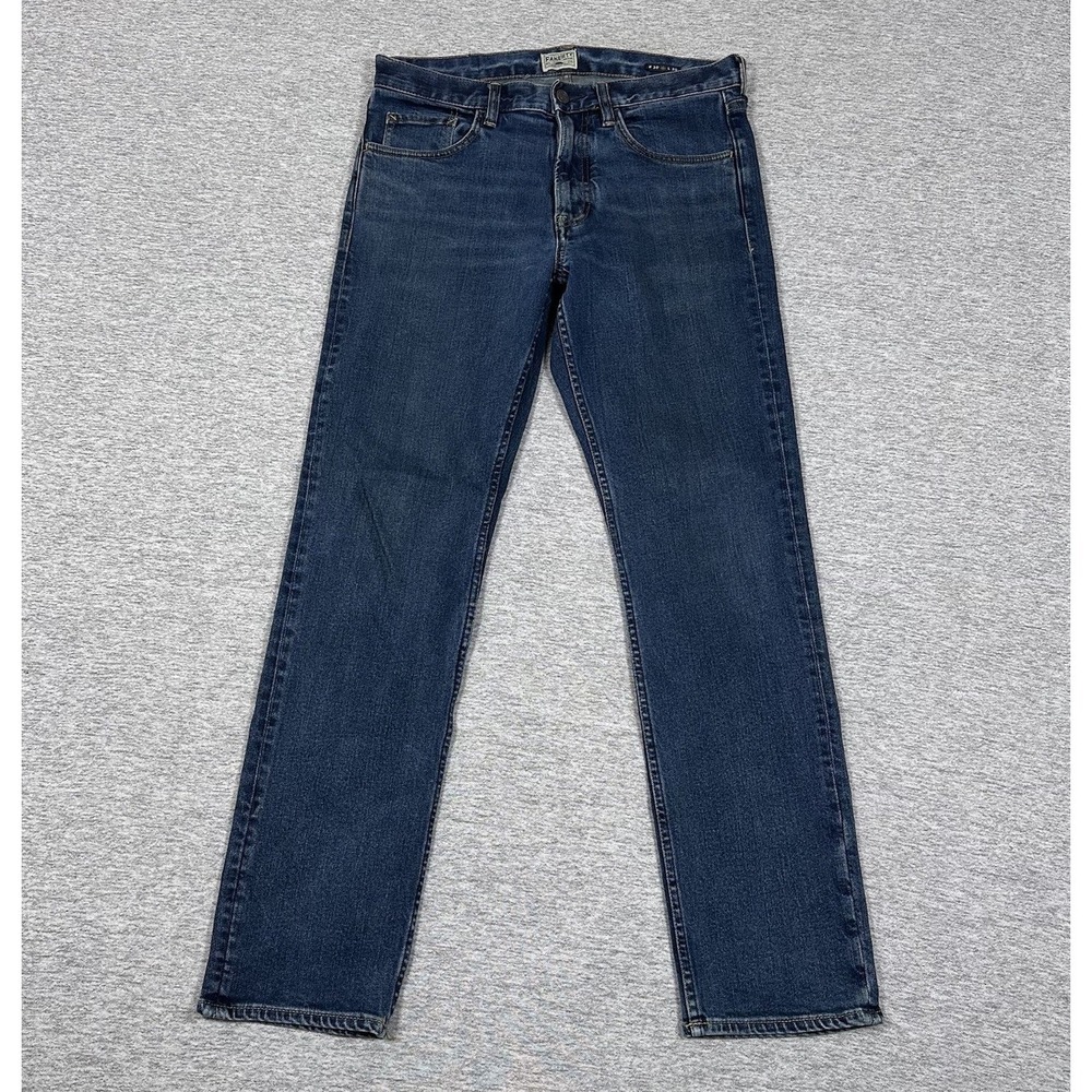 Faherty Jeans Mens Size 30x30 Blue Denim Special Weave Organic Cotton Stretch